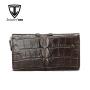 Wholesale Personalized Design Genuine Crocodile Skin Leather Clutch Bags for Men