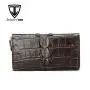 Wholesale Personalized Design Genuine Crocodile Skin Leather Clutch Bags for Men