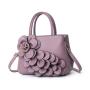 New Korean style lady handbag ladies leather single shoulder bags flower vase handbags for women