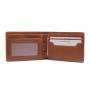 Slim front pocket Men's RFID vegetable tanned leather wallet