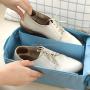 Gelory Wholesale Popular Clear View Shoe Bag Custom Polyester Mesh Carry Travel Shoe Bag Travel Bag With Shoe Compartment