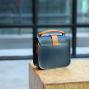 Fashion Hand-made Genuine Leather Cowhide Cross-body Bags Lady's Handbag Vegetable Tanned Women Bag