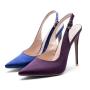 Comfortable Design Wholesale Women's Pointed Toe Stiletto High Heel Satin Wedding Dress Pumps