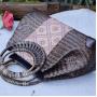 Fashion Woven Straw Shoulder Bag Summer Beach Rattan Tote Bag with Travel Holiday for Women