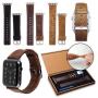 Watch Strap New Arrival Luxury Crazy Horse Leather for Apple Watch OEM/ODM Customize 22mm Calf Leather Watch Band Calfskin 120mm