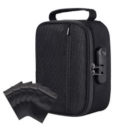safe  hot sales custom  carbon lining odor absorbing smelly proof bag  case for  man and woman