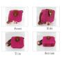 Candy Color Square Lovely Straw Woven Satchel Messenger Women Rattan Beach Crossbody Shoulder Bag
