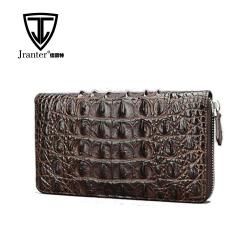 Wholesale Personalized Design Genuine Crocodile Skin Leather Clutch Bags for Men