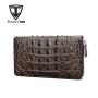 Wholesale Personalized Design Genuine Crocodile Skin Leather Clutch Bags for Men