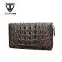 Wholesale Personalized Design Genuine Crocodile Skin Leather Clutch Bags for Men