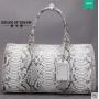 OEM ODM Luxury Classic Vintage Design Custom Genuine Snake Skin Leather Travelling Duffle Bags Gym Bag for Men Women