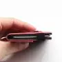 2018 NEW arrival slim minimalist front pocket RFID elastic band leather card holder