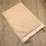 Custom Gold Pink Satin Hair Extension Packaging Bag
