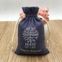 Colorful Cotton Linen Cosmetic Bag With Drawstring