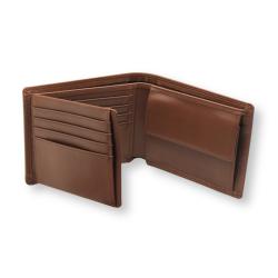 Napa nice cowhide leather trifold wallets coin wallets RFID blocking