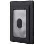 simple taffiano business leather card holder with PVC window