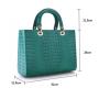 OEM ODM Fashion Classic Genuine Crocodile Skin Leather Designer Ladies Women Female Handbags Custom Leather Tote Bag Wholesale