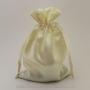 Custom Printed Gold Satin Pouch For Jewelry