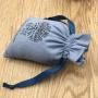 Recyclable  Custom Logo Cotton Drawstring Bag Colorful Cotton Pouch Bag, Small Cotton Pouch Bag