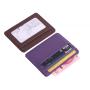 Genuine Leather Business ID Credit Card Holder  Wallet