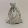 Custom Printed Gold Satin Pouch For Jewelry