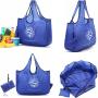 High quality printed nylon reusable eco bag fold pouch grocery carry bag tote shopping bag