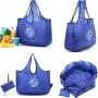 High quality printed nylon reusable eco bag fold pouch grocery carry bag tote shopping bag