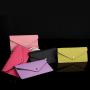 Holographic fashion flap women slim zip envelope wallet