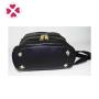 Women british style england mini small black genuine leather backpack