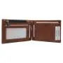 Newest design customized RFID PU leather money clip wallet with PVC window