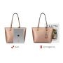 High Quality PU Leather Women Tote 3 PCS Bags Set Purse and Handbags Crossbody Ladies Hand Bags