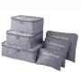 Taobao small moq Set Packing Cubes, polyester Travel storage Organizer set for cloth and sundries With Laundry Bag