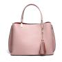 2024 New arrivals bag  women's bag genuine leather handbag with tassel china  guangdong custom factory