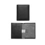 Factory wholesale custom leather slim front pocket RFID blocking wallet card holder