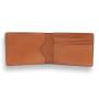 Custom handmade RFID men's vegetable tanned leather wallet