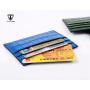 OEM ODM Customized Classic Crocodile Embossed Genuine Cowhide Leather Multi Slots ID Card Holder Credit Card Holder Wallet