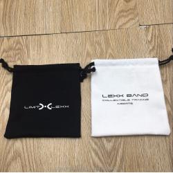 Custom Black White Canvas Pouch