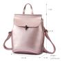 Lovevook backpack women genuine pu leather laptop backpack.
