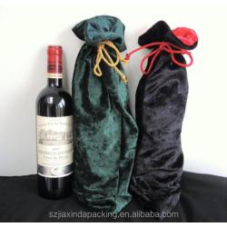 Velvet Wine Bottle Bag