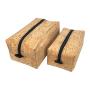 New design cork wash bag cork leather toiletry bag for men
