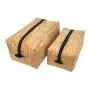 New design cork wash bag cork leather toiletry bag for men
