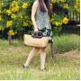2024 Handmade Fashion Casual Bali Women Rattan Straw Weaving Small Ladies Beach Woven Tote Bags Handbag For Holiday Women