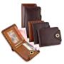 Vintage Manual Real Leather Male Transverse Style Wallet With Various Styles
