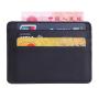 Genuine Leather Business ID Credit Card Holder  Wallet