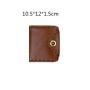 Vintage Manual Real Leather Male Transverse Style Wallet With Various Styles