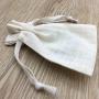 Cross Rosary Bags, Baptism or Communion Bags, 3"x4" Cotton Muslin Pouches