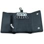 Top Layer Cowhide Key Card Wallet With Key Card Holder Unisex Key Pouch With Key Chains