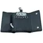 Top Layer Cowhide Key Card Wallet With Key Card Holder Unisex Key Pouch With Key Chains