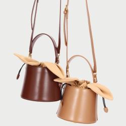 OEM ODM Mini Sac A Main Femme Bolsa Feminina Custom Fashion Genuine Leather Small Sling Bucket Bags Women Designer Tote Handbag