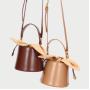 OEM ODM Mini Sac A Main Femme Bolsa Feminina Custom Fashion Genuine Leather Small Sling Bucket Bags Women Designer Tote Handbag